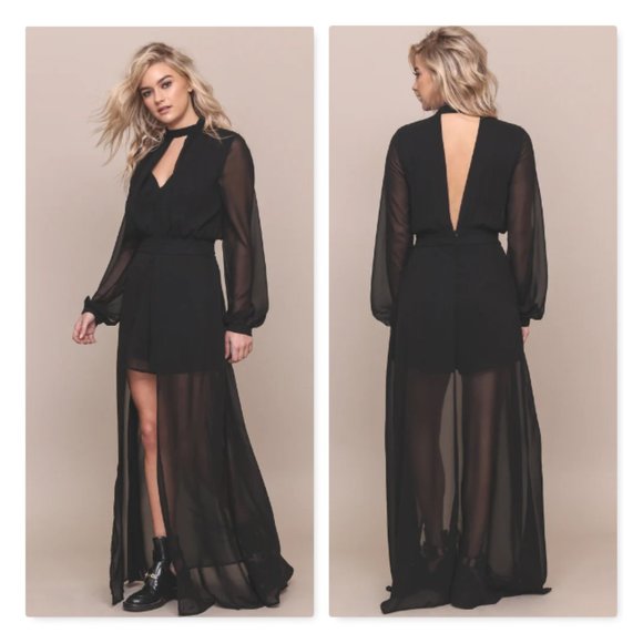 4SI3NNA Dresses & Skirts - Chiffon Maxi Dress